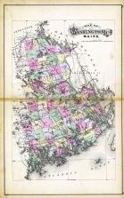 Washington County Map, Maine State Atlas 1884